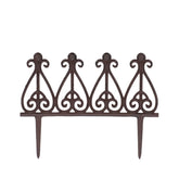 Hectarul - Gard decorativ ruginiu din otel turnat 39x30cm Esschert Design